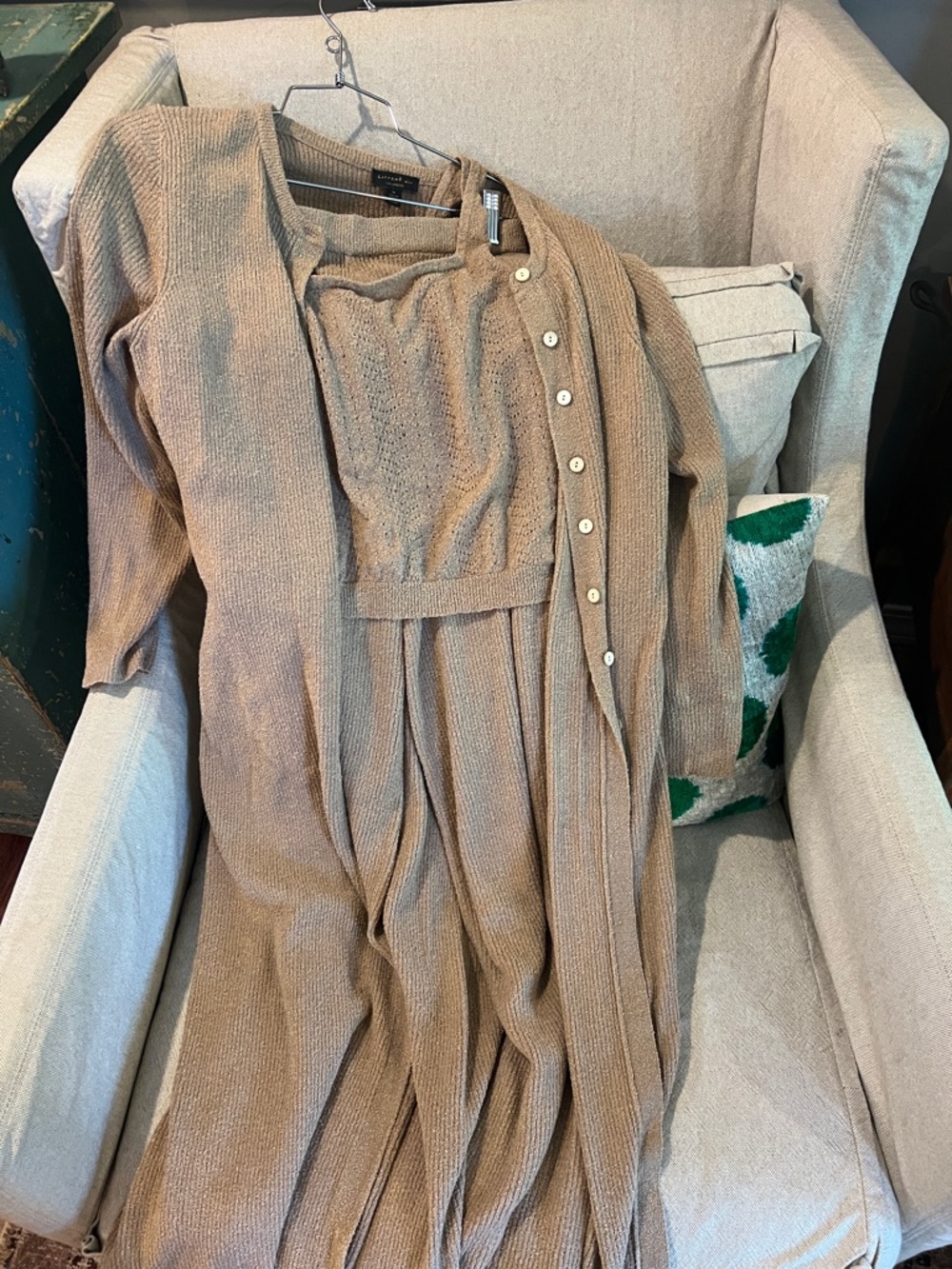 M GUC 3 piece lounge/pajama set by CURRENT AIR from Anthropologie - Picture 15 of 16